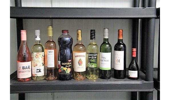 plm 30 flessen diverse wijnen